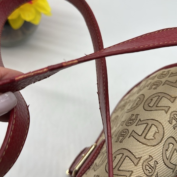 Etienne Angier Red Tan Shoulder Bag MCB7249K - Picture 8 of 12